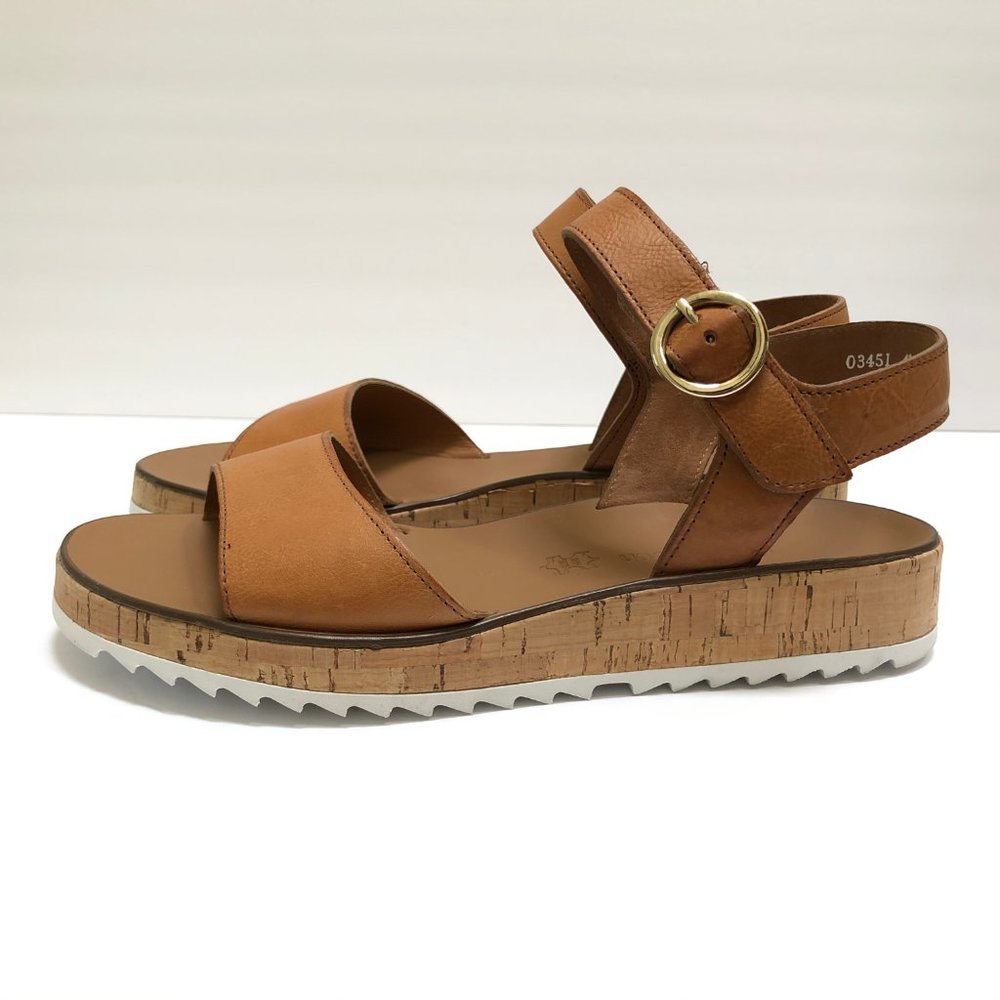 Paul Green Audrey Quarter Strap Leather Sandals - Picture 2 of 8